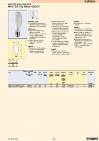 Katalog PHILIPS výbojky